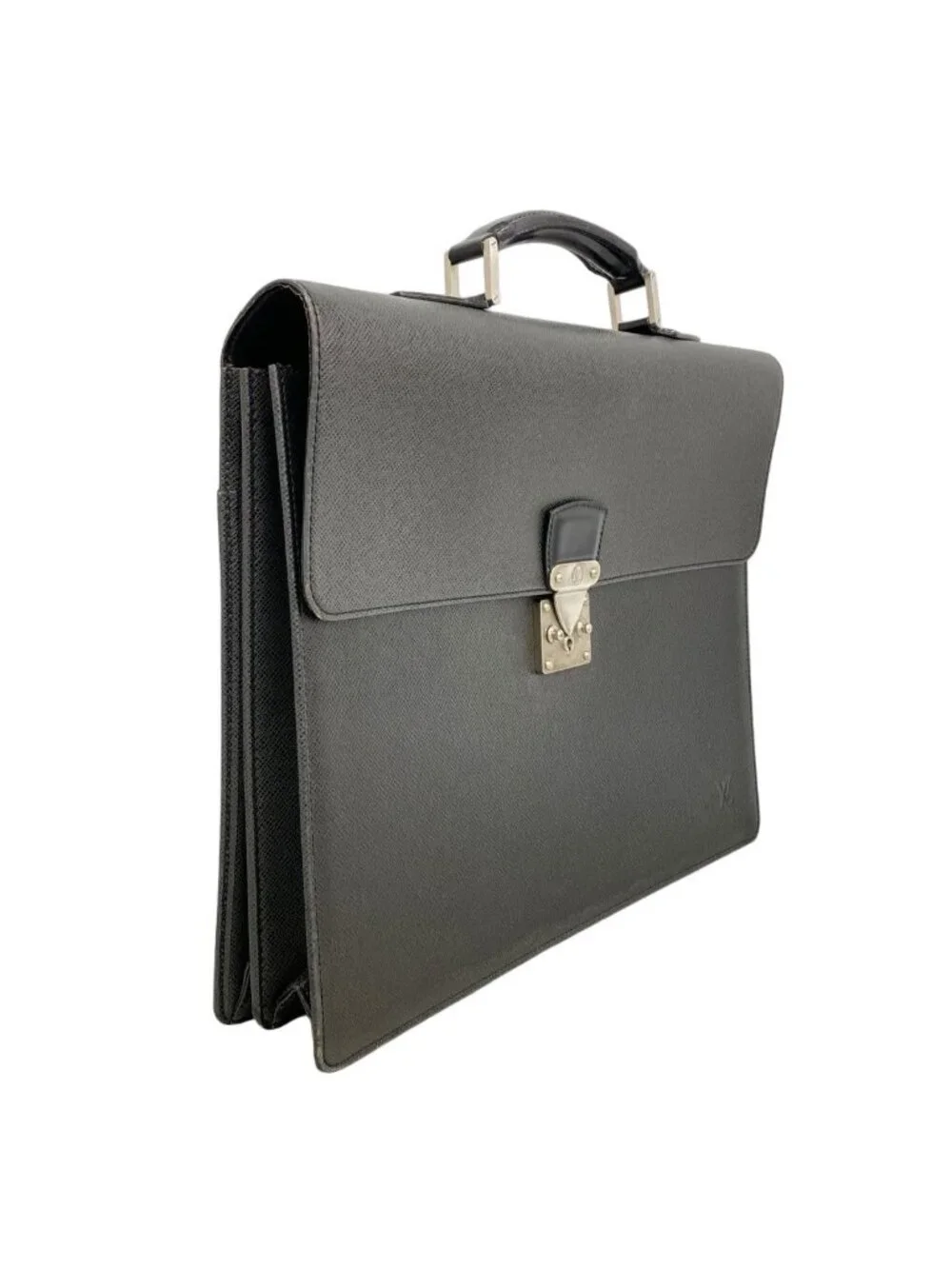Louis Vuitton Business Bag Taiga Moscova Ardoise